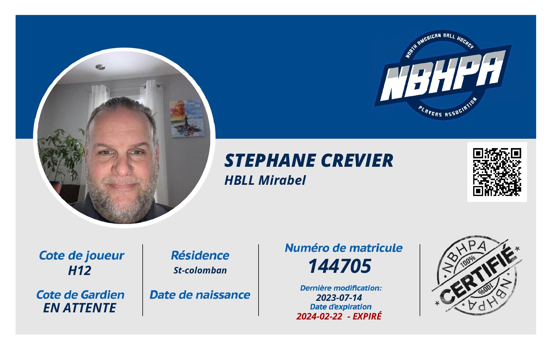 Stephane Crevier