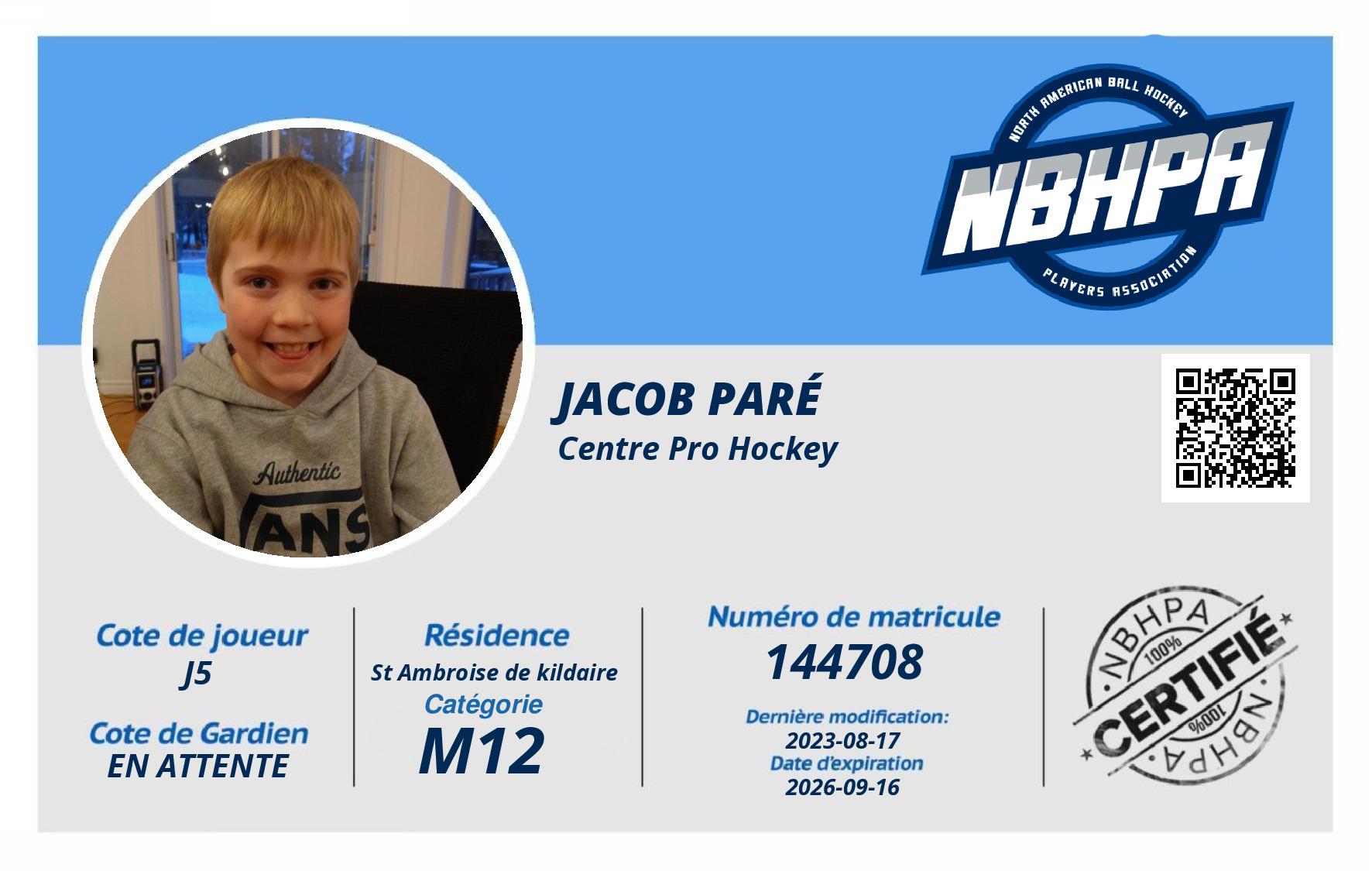 Jacob Paré 