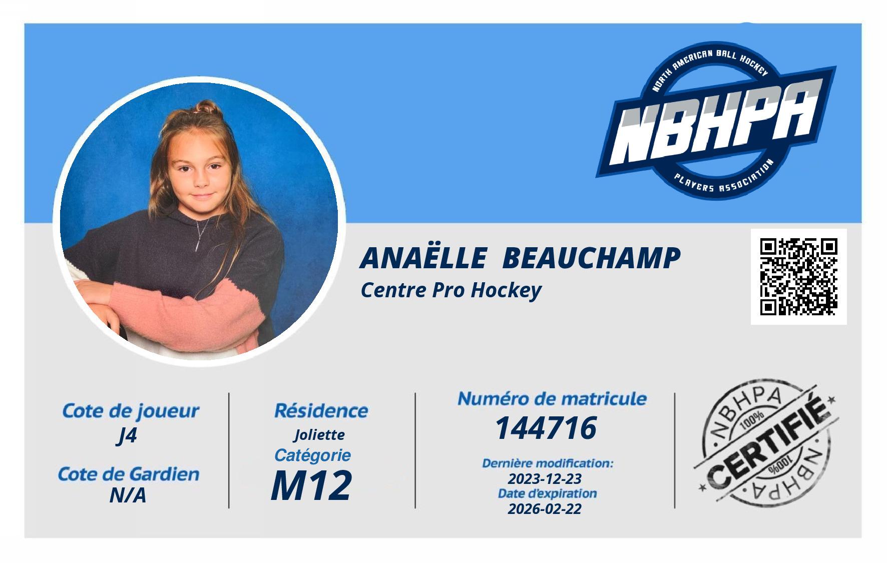 Anaëlle  Beauchamp 
