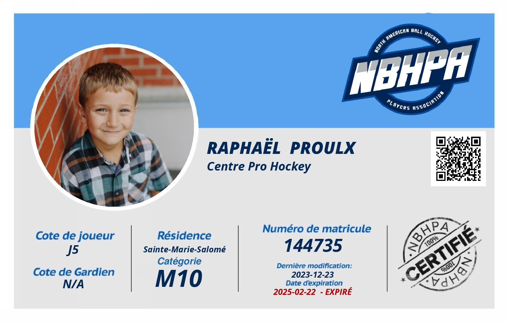 Raphaël  Proulx 