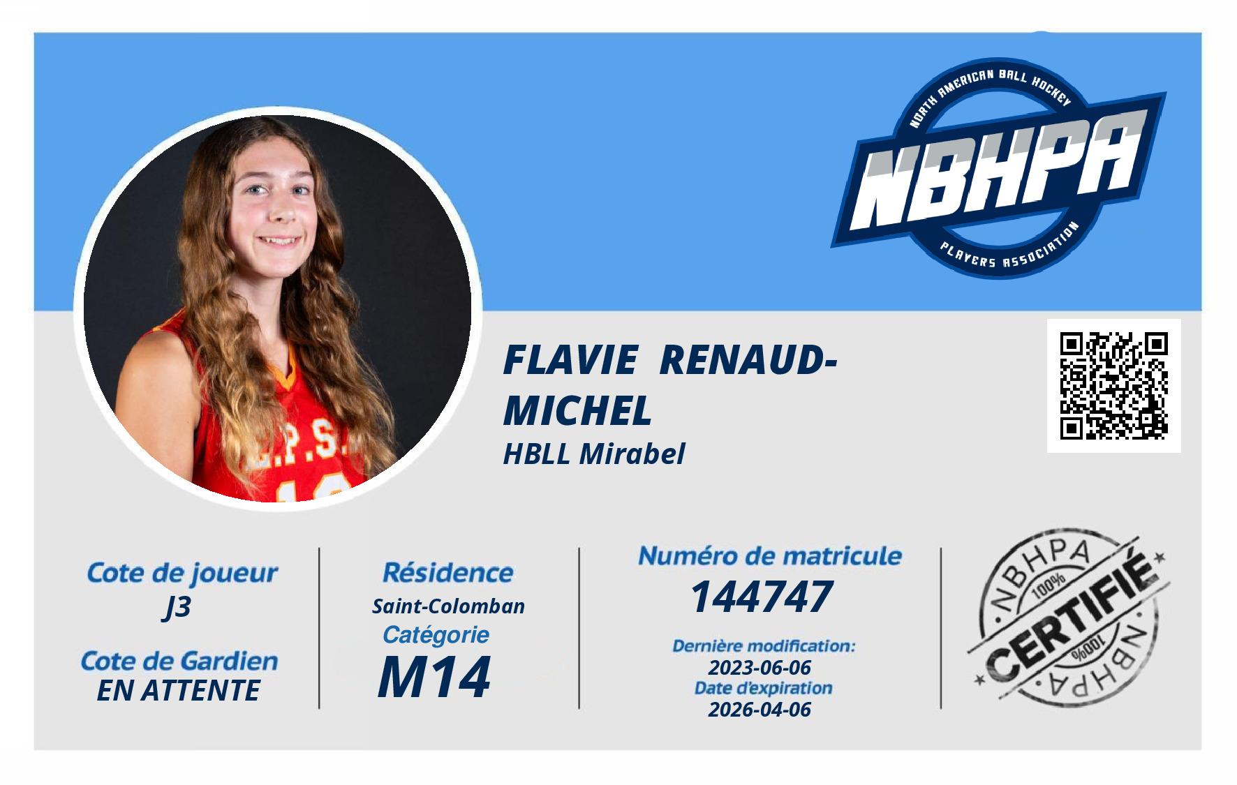 Flavie  Renaud-Michel 