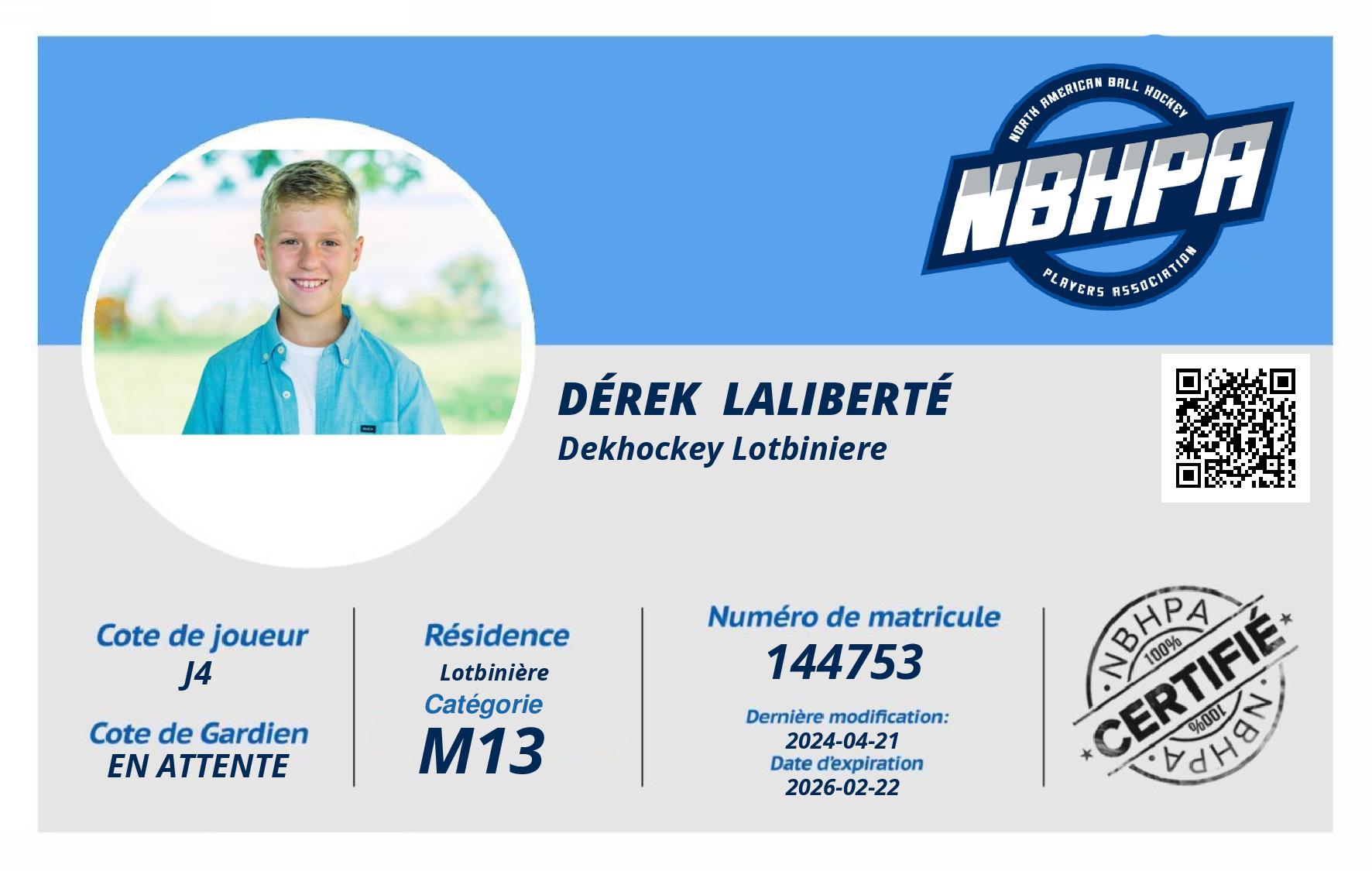 Dérek  Laliberté 