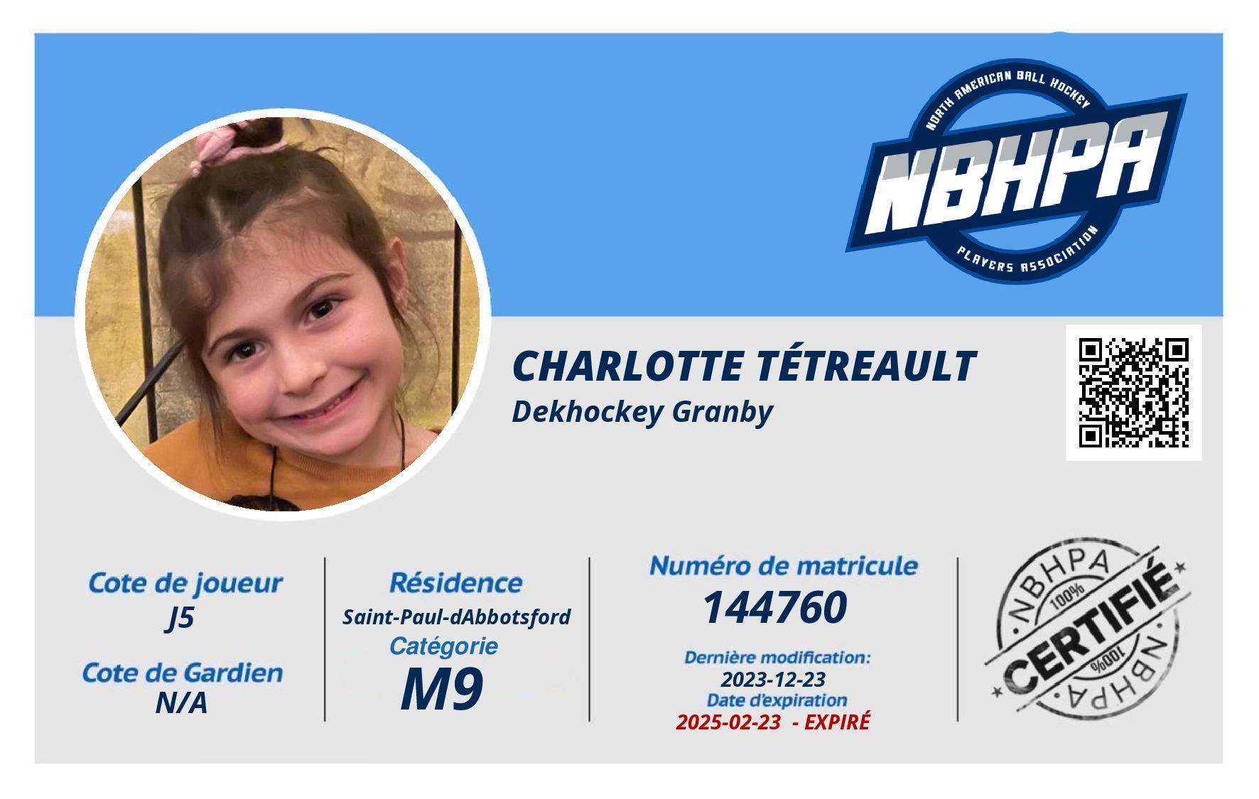 Charlotte Tétreault