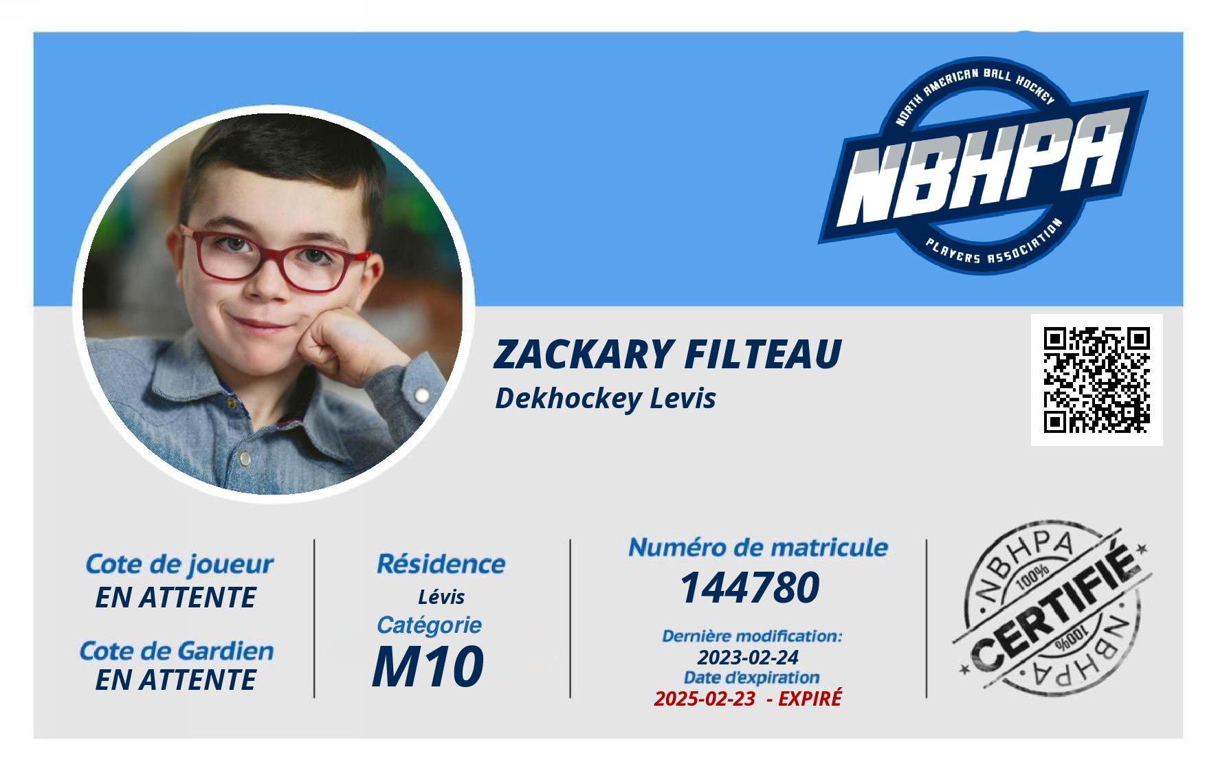 Zackary Filteau