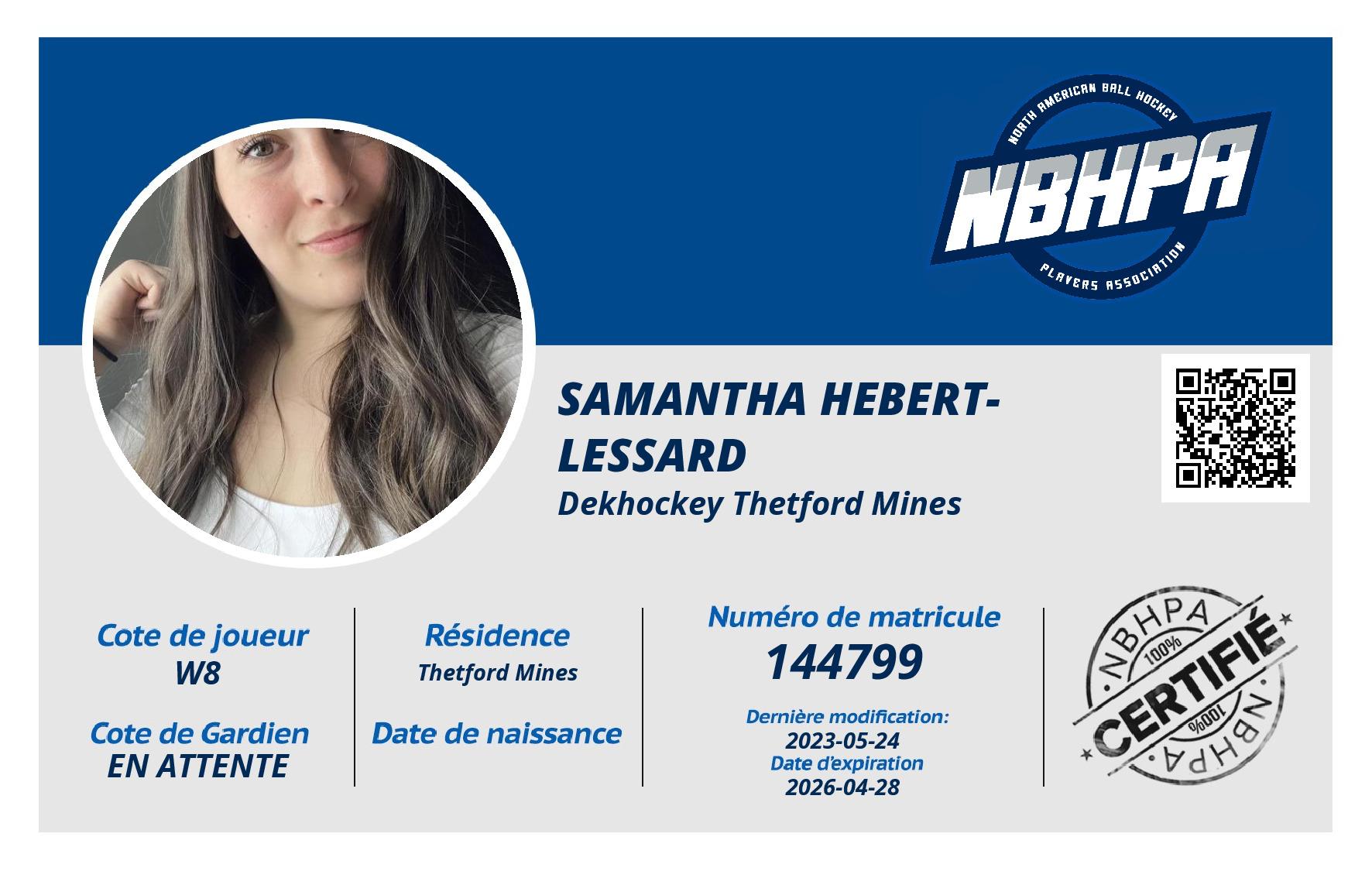 Samantha Hebert-Lessard