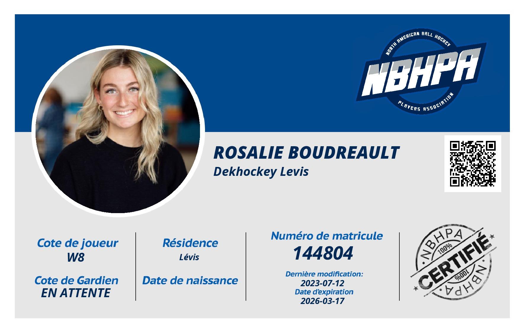 Rosalie Boudreault 