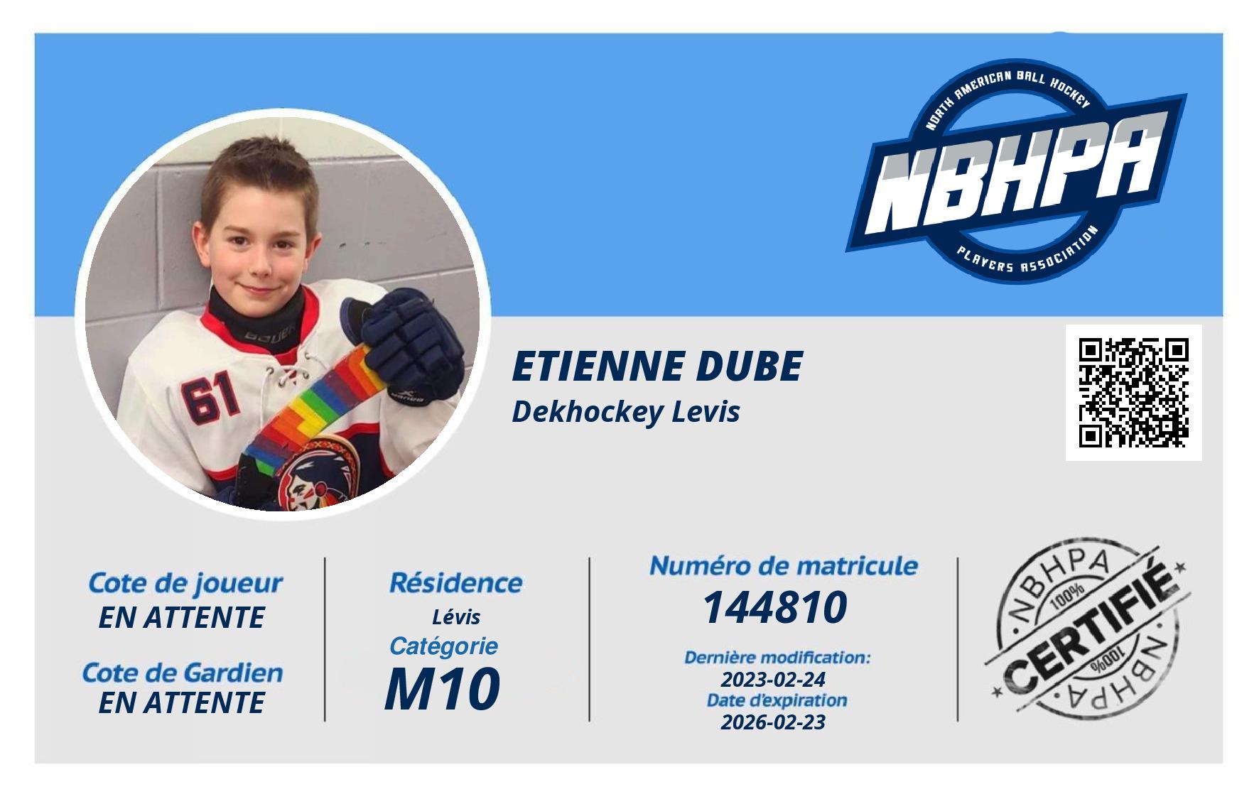 Etienne Dube