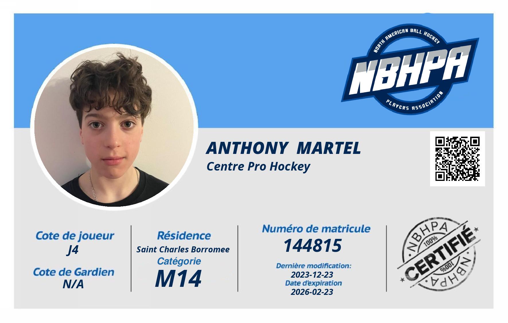 Anthony  Martel