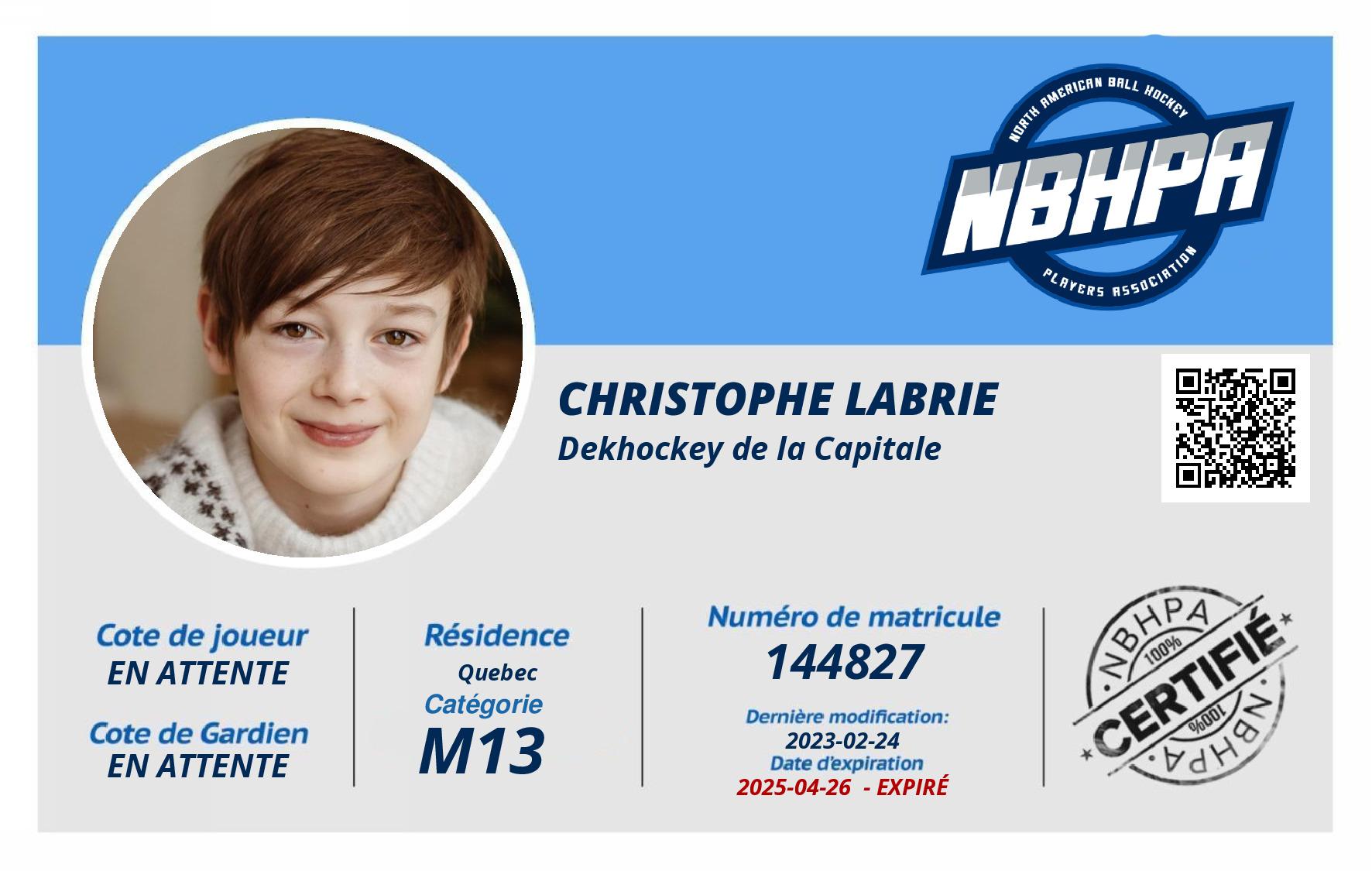 Christophe Labrie