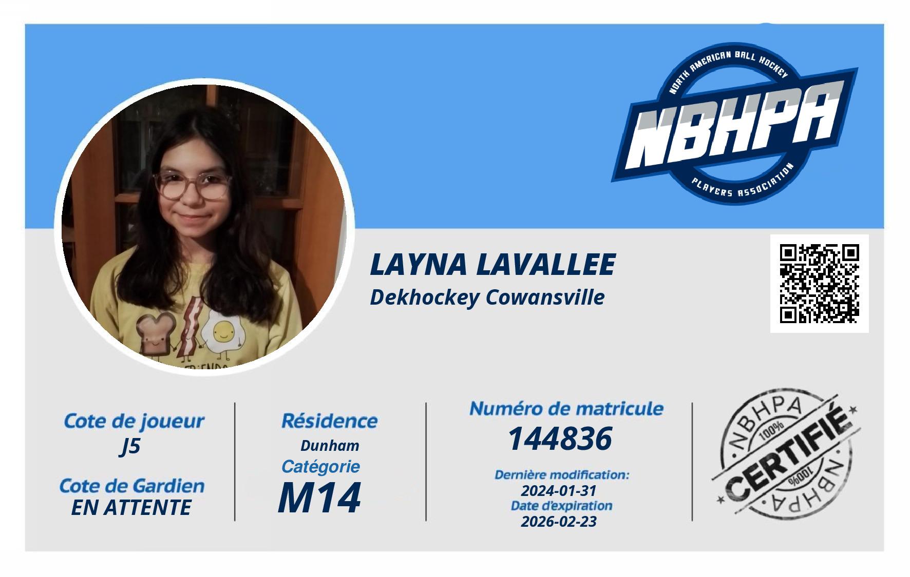 Layna Lavallee