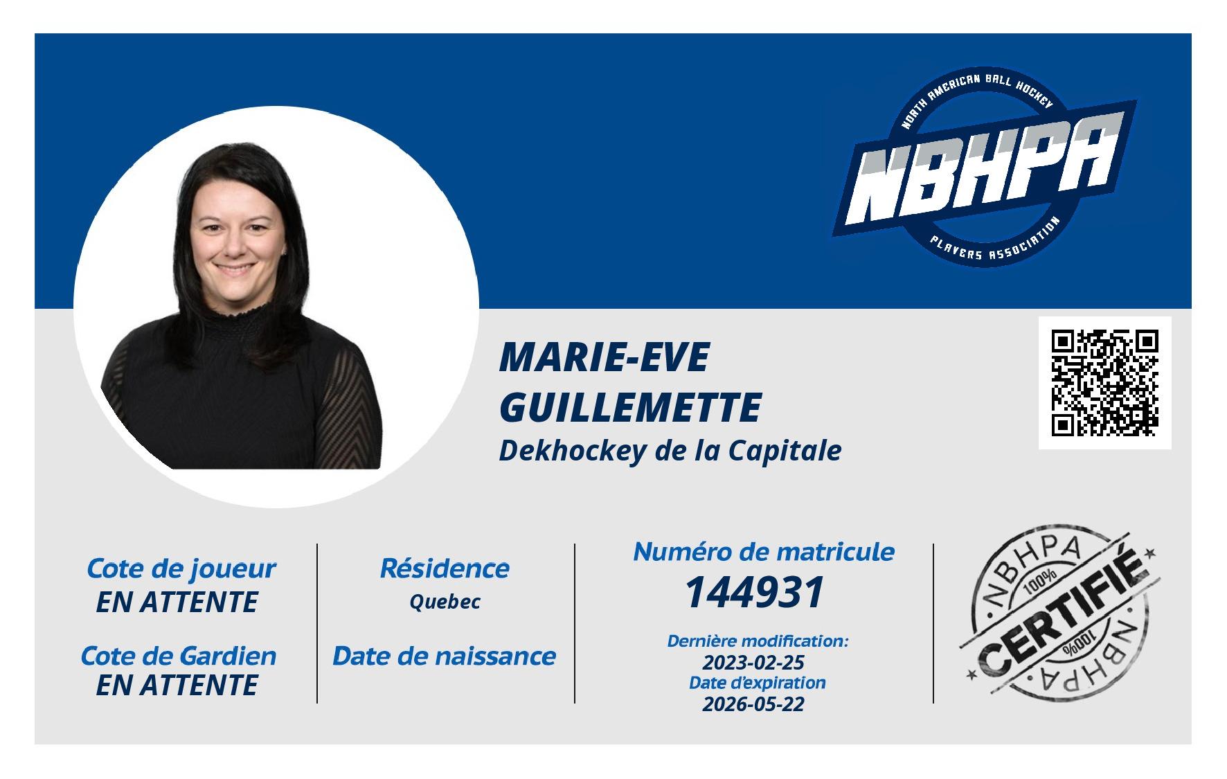 Marie-Eve Guillemette