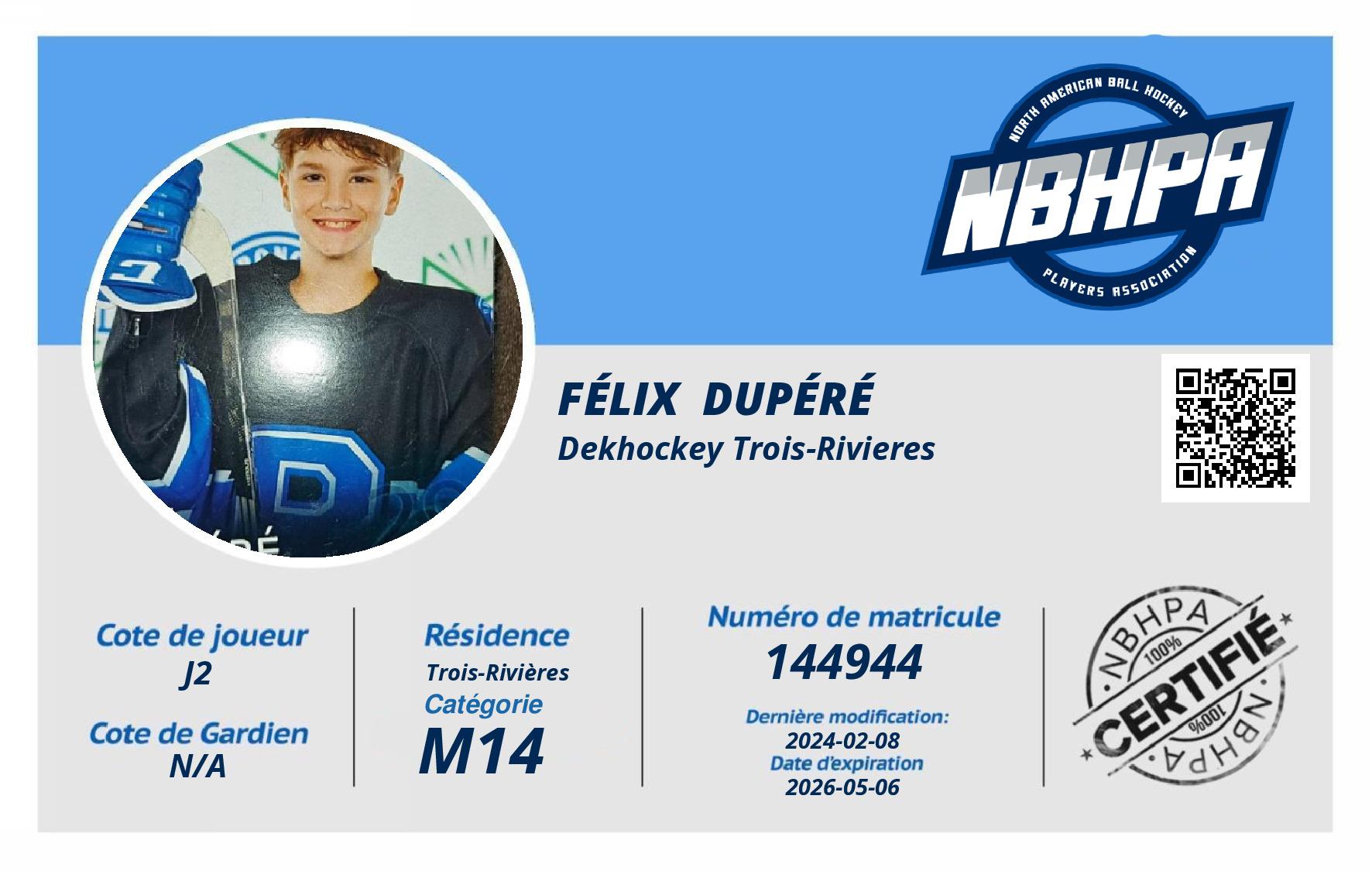 Félix  Dupéré 