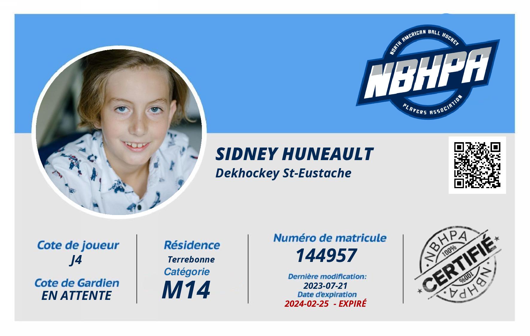Sidney Huneault