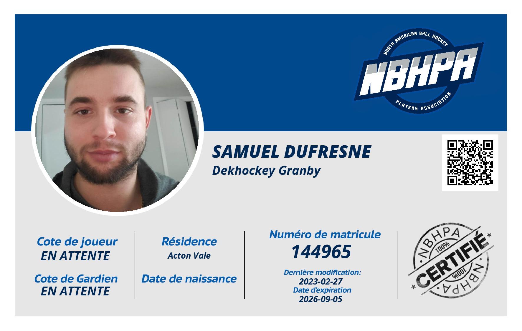 Samuel Dufresne