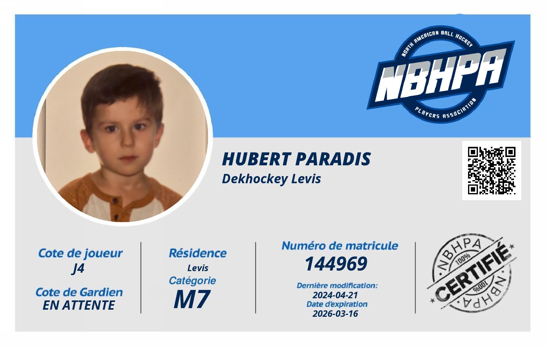 Hubert Paradis