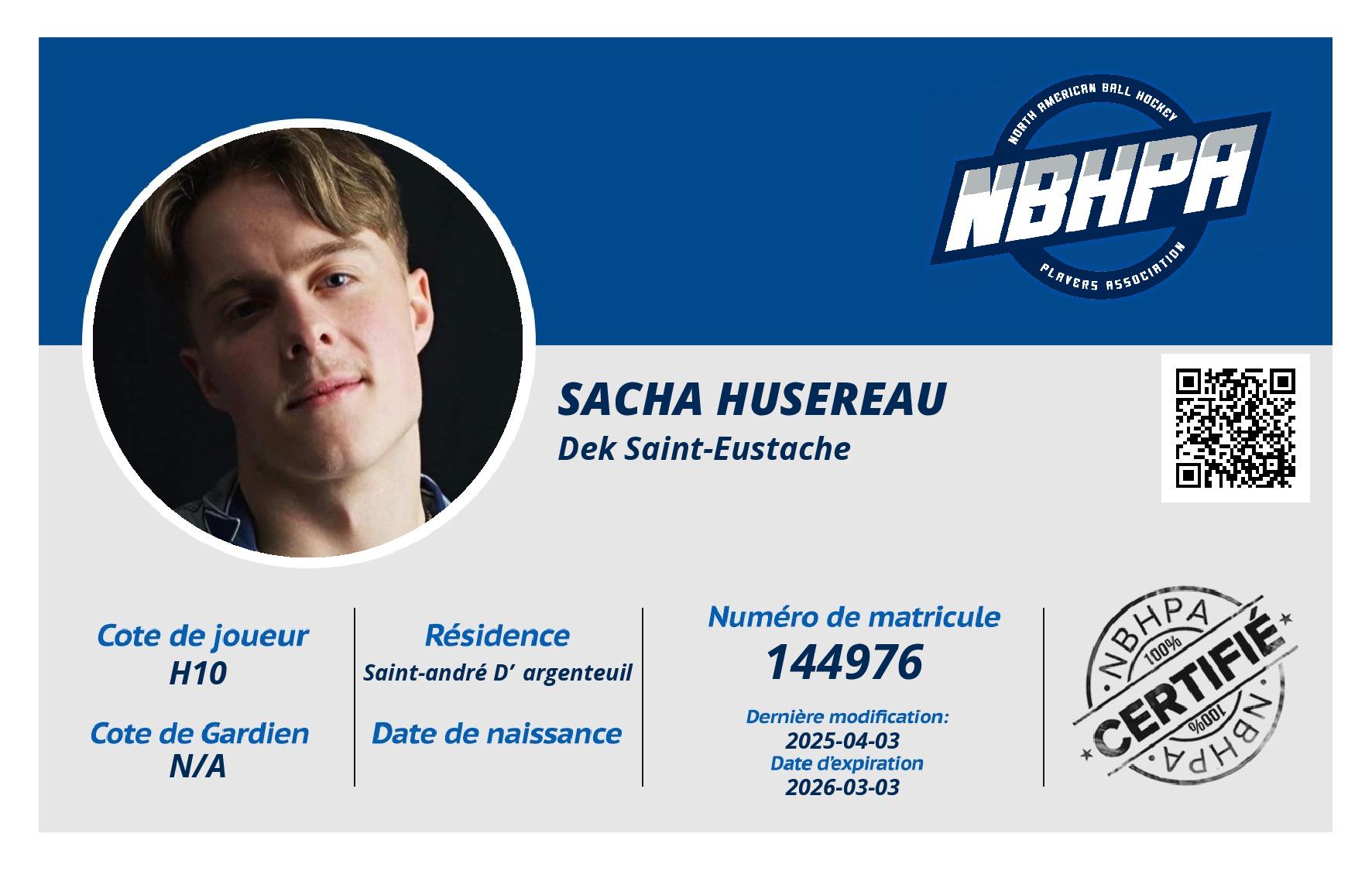 Sacha Husereau