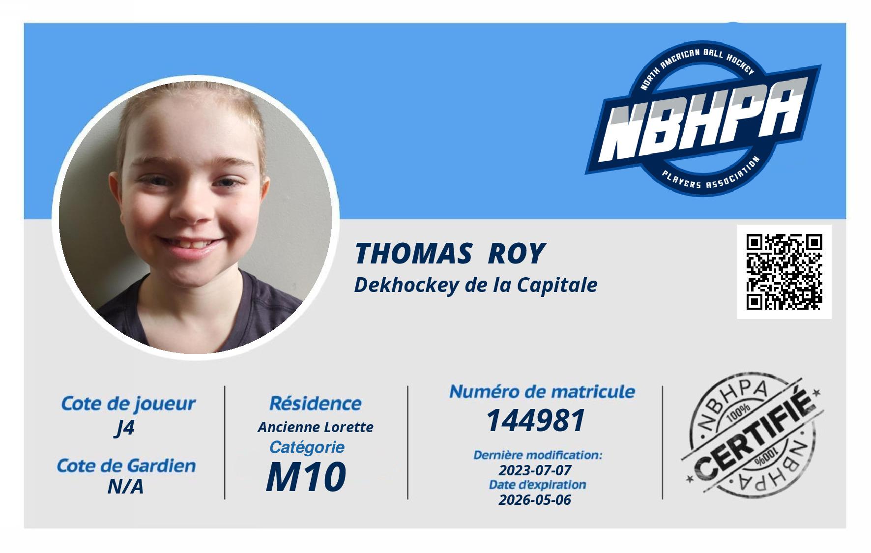 Thomas  Roy