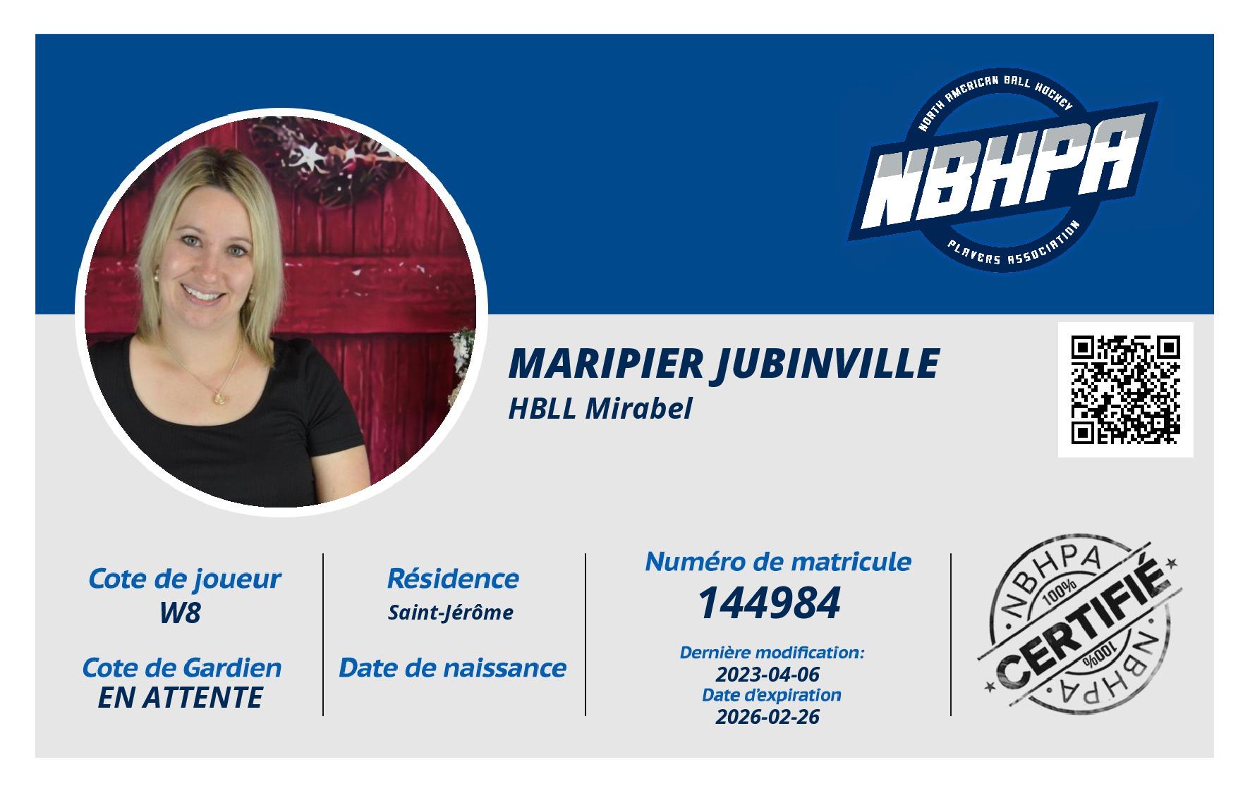 Maripier Jubinville