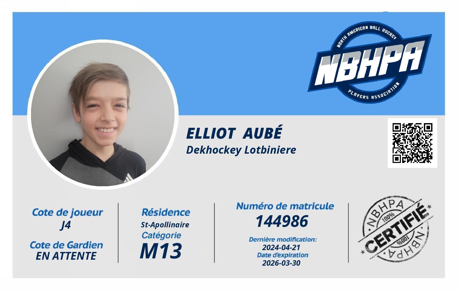 Elliot  Aubé 