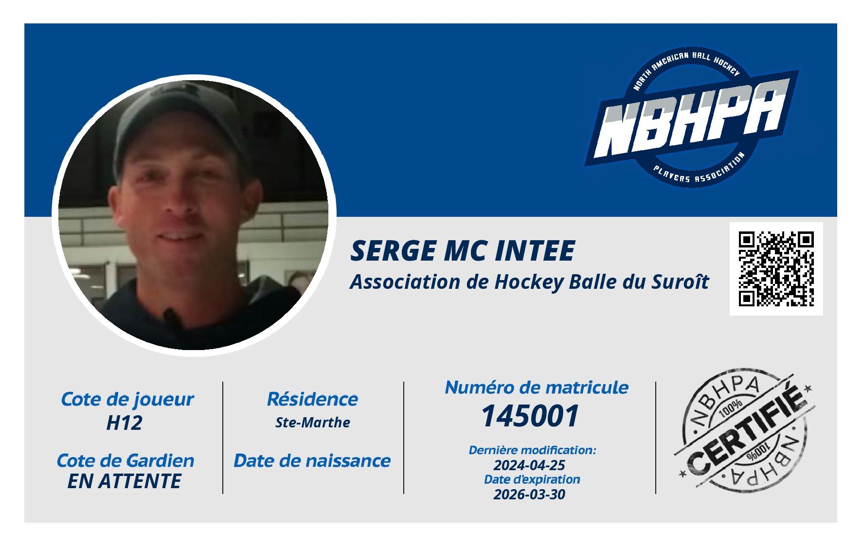 Serge Mc Intee