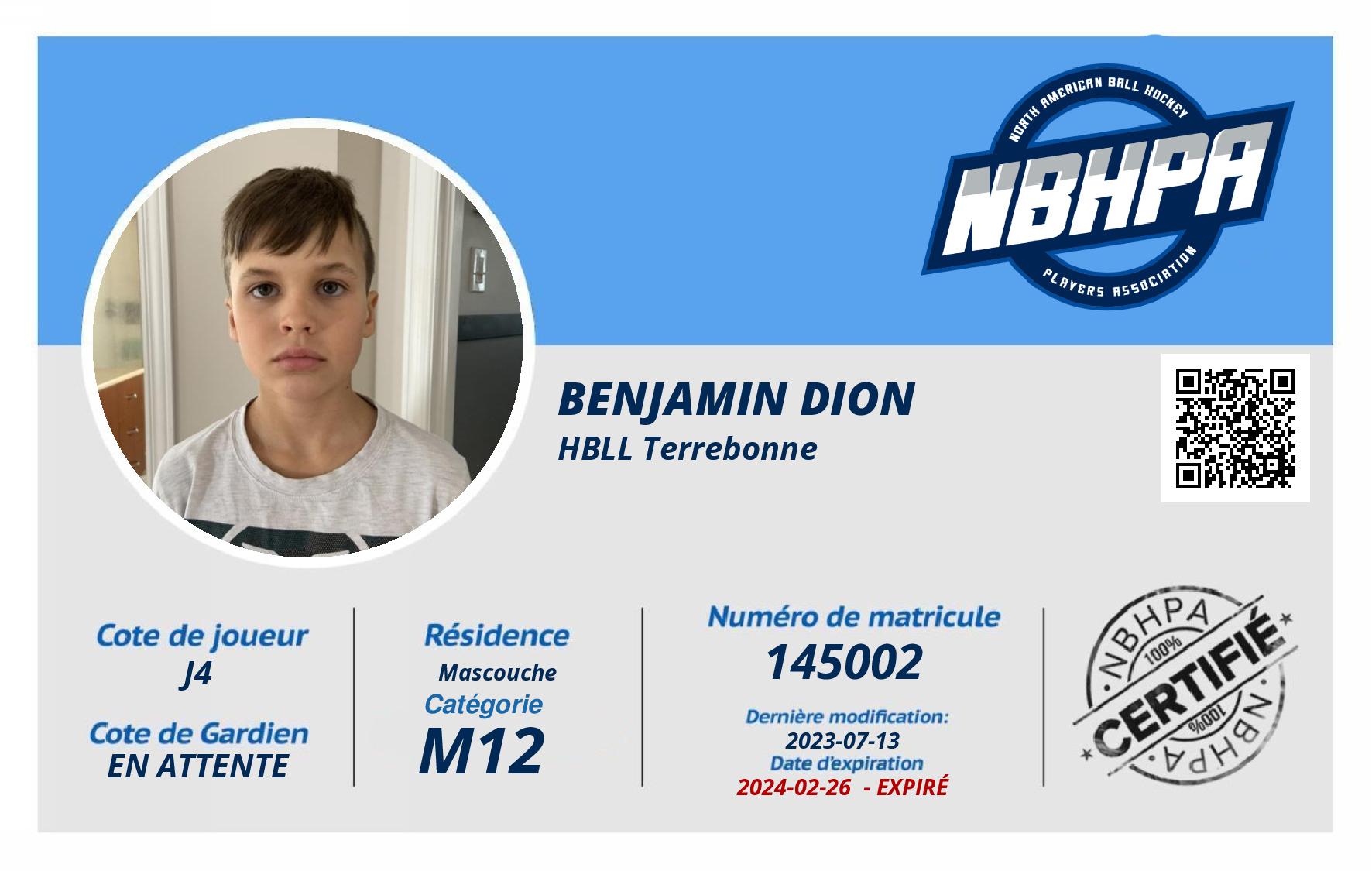 Benjamin Dion