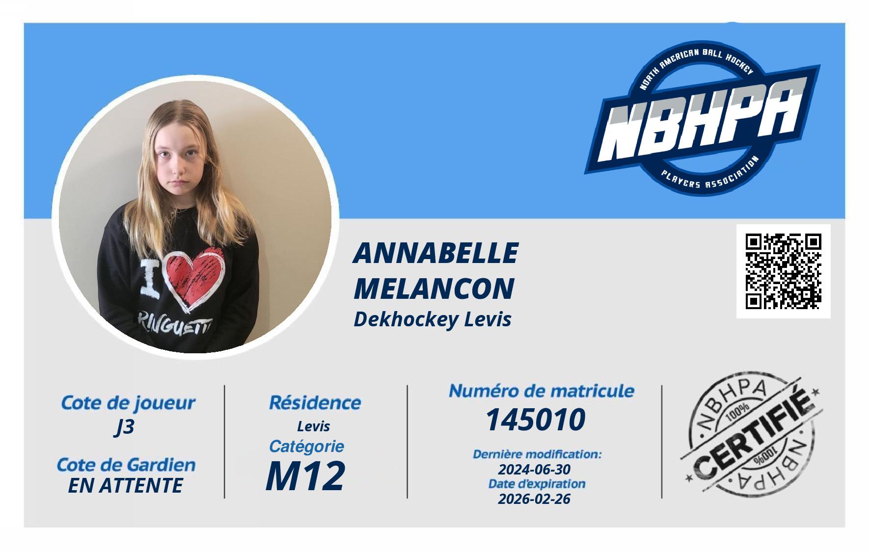 Annabelle  Melancon