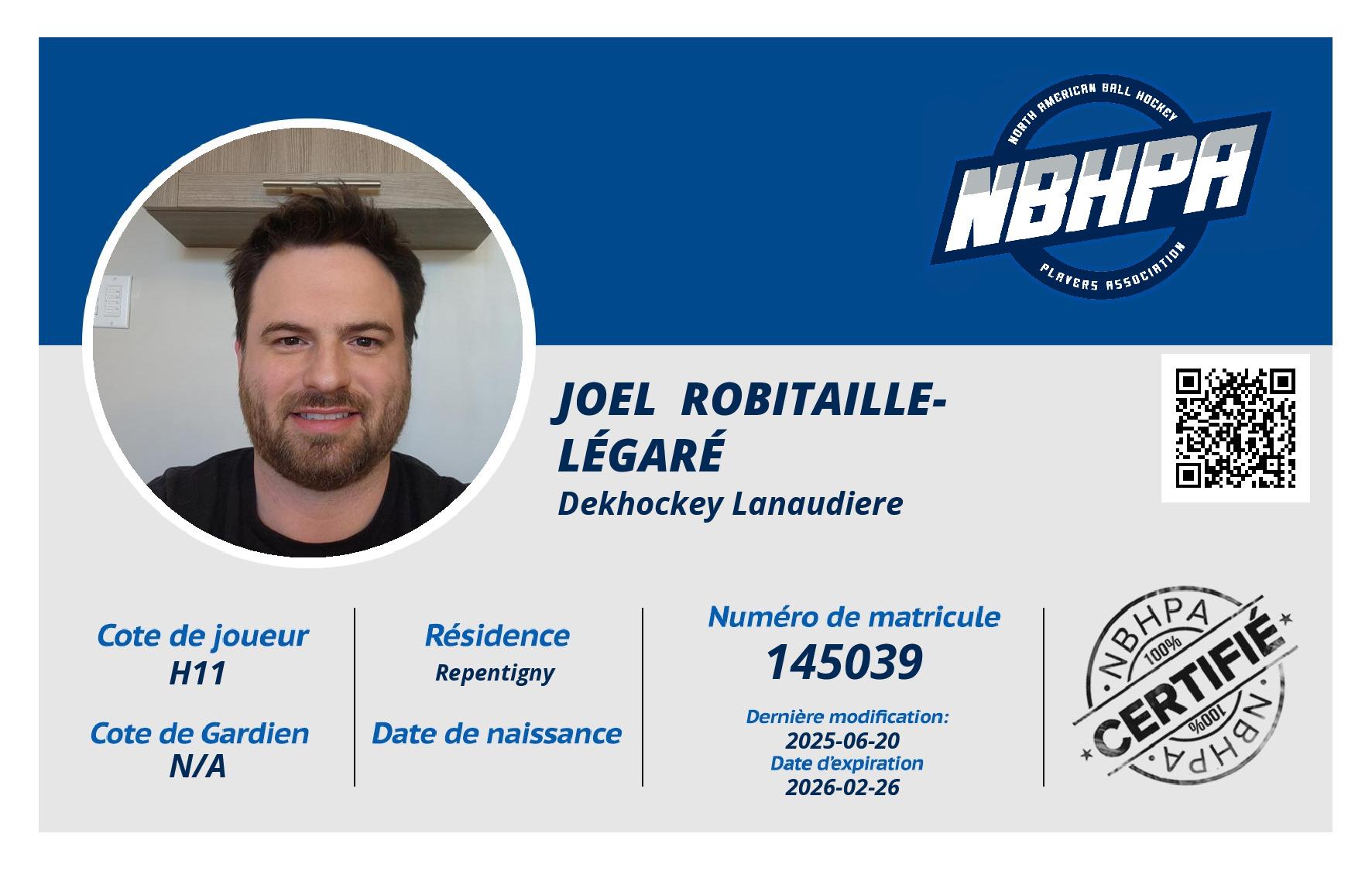 Joel  Robitaille-Légaré 