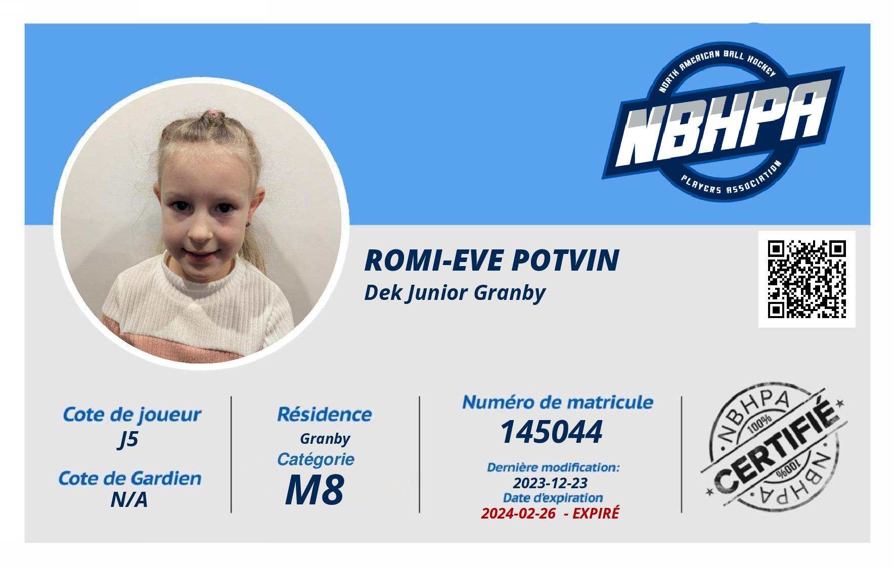 Romi-Eve Potvin