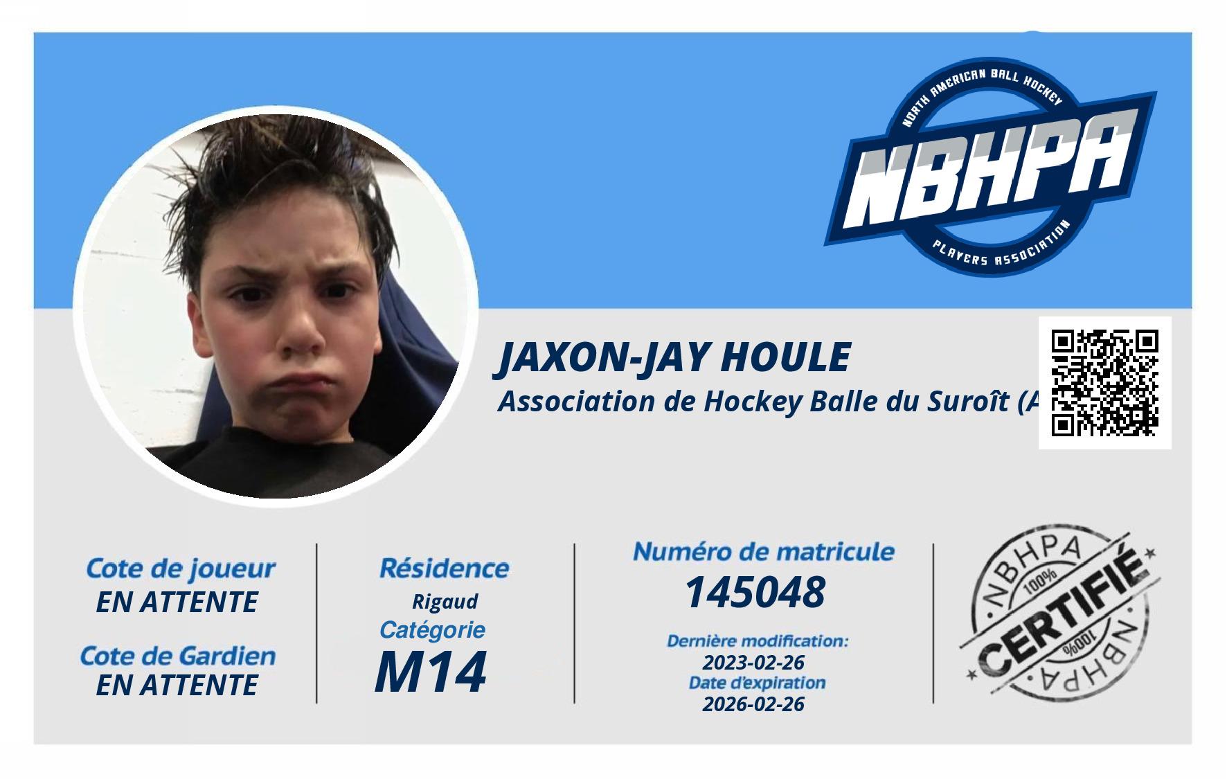 Jaxon-Jay Houle