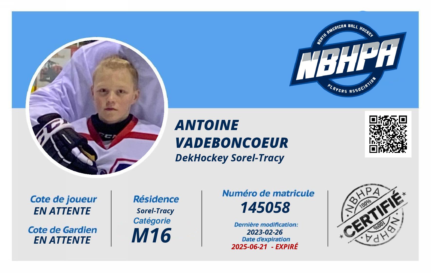 Antoine  Vadeboncoeur 