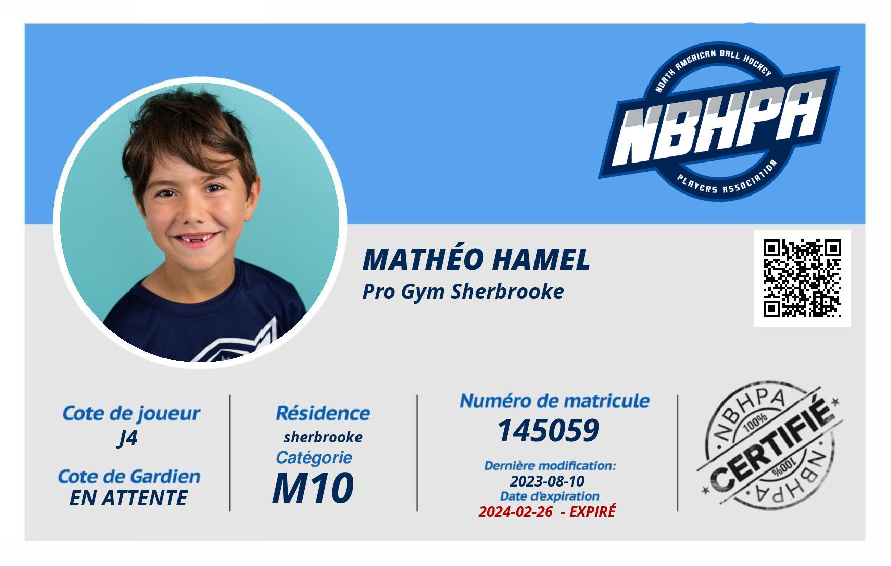 Mathéo Hamel