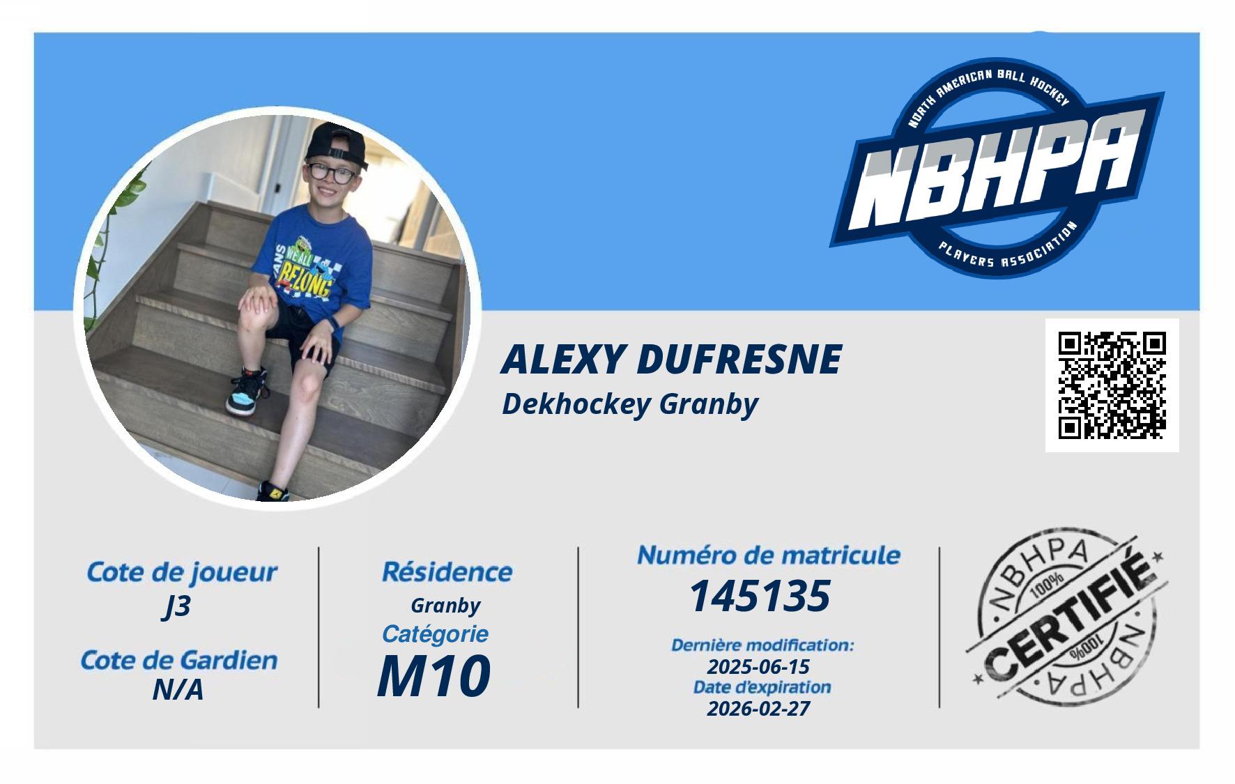 Alexy Dufresne 
