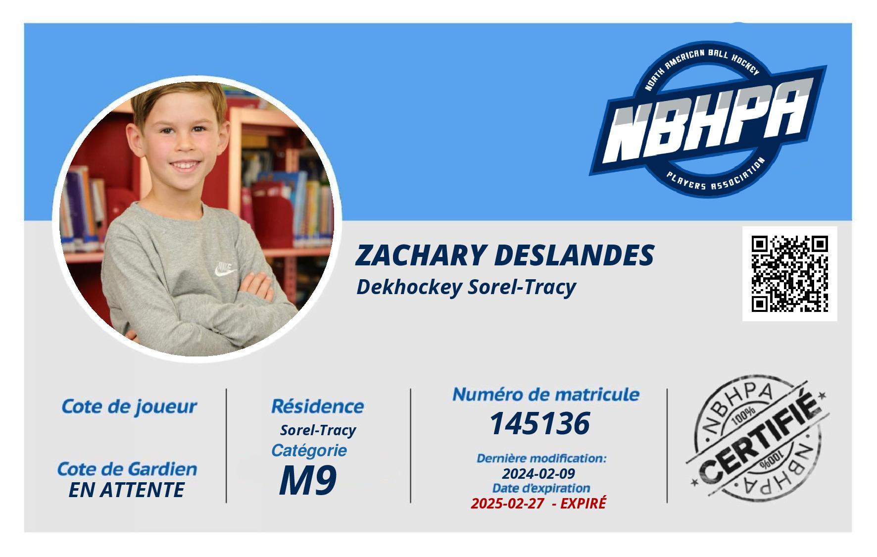 Zachary Deslandes