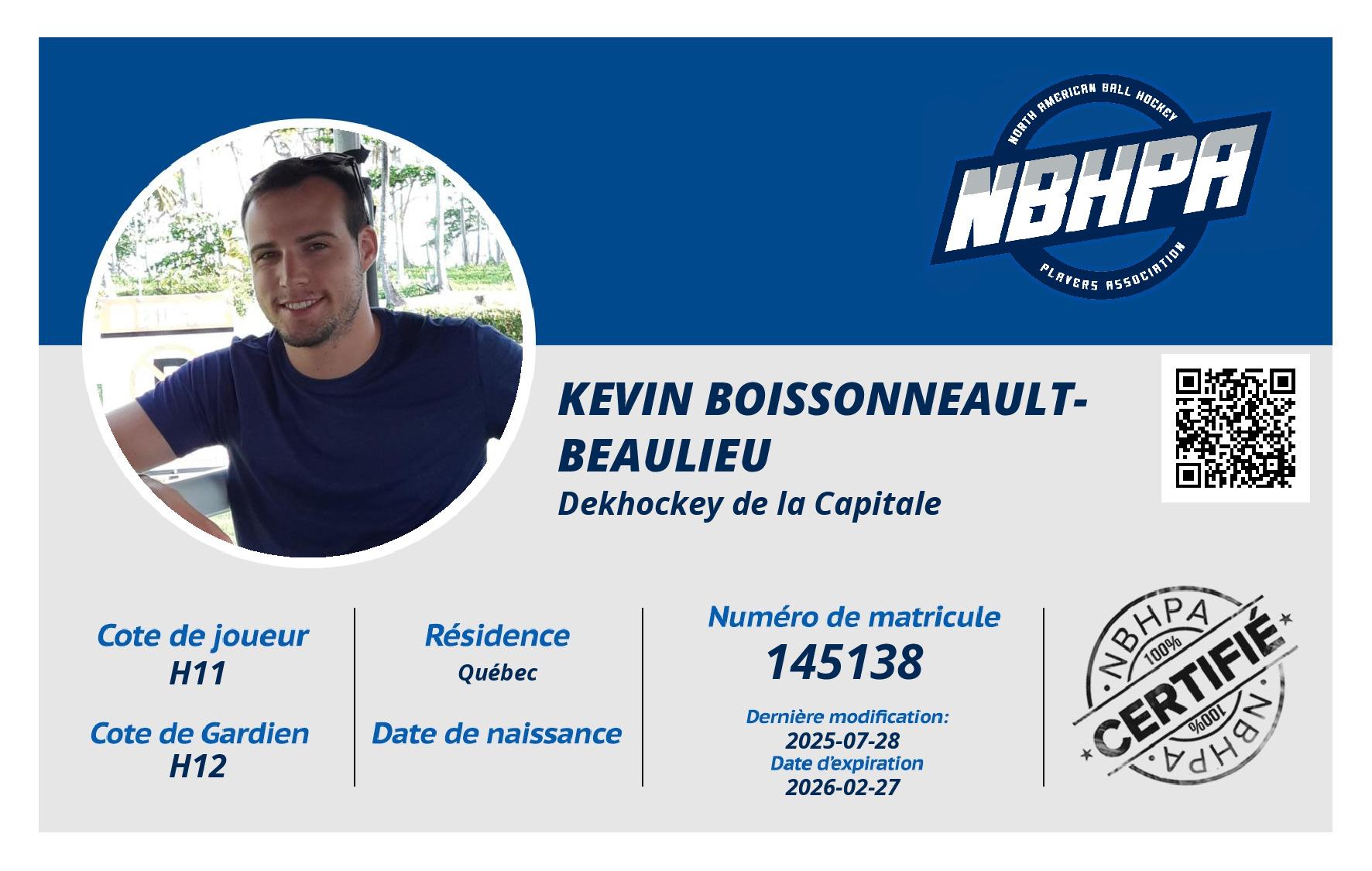 Kevin Boissonneault-Beaulieu