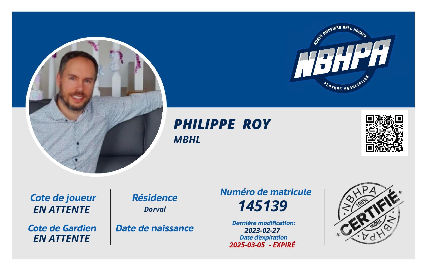 Philippe  Roy