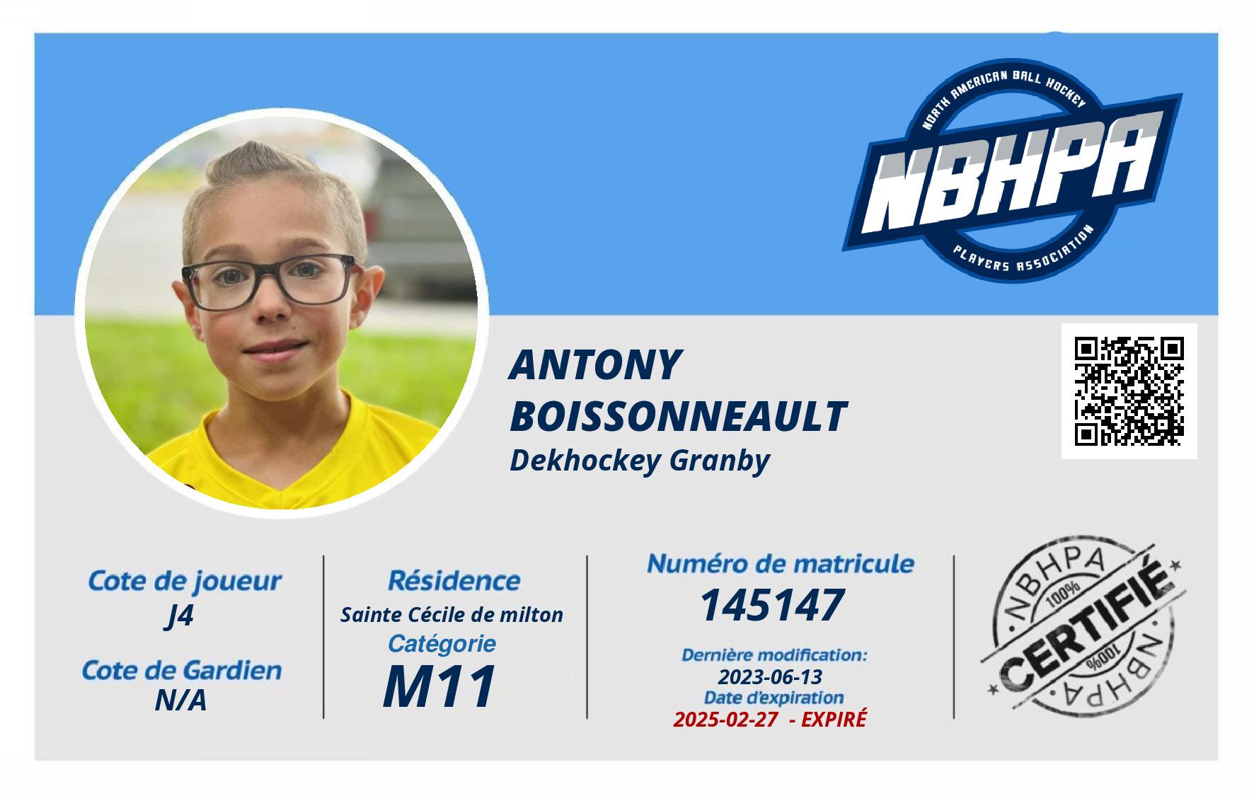 Antony Boissonneault
