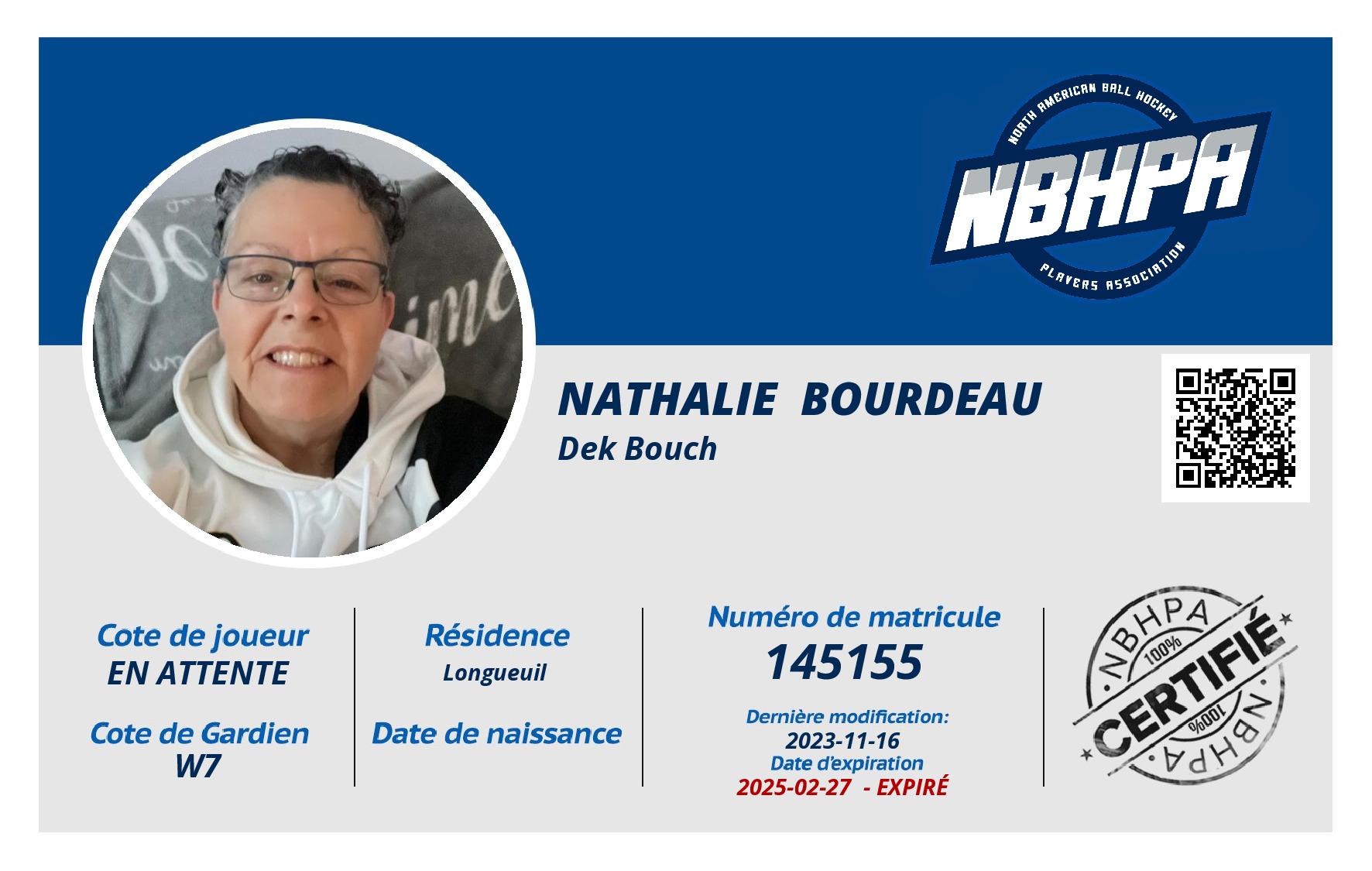 Nathalie  Bourdeau