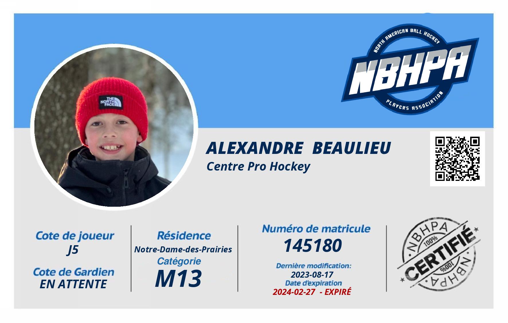 Alexandre  Beaulieu
