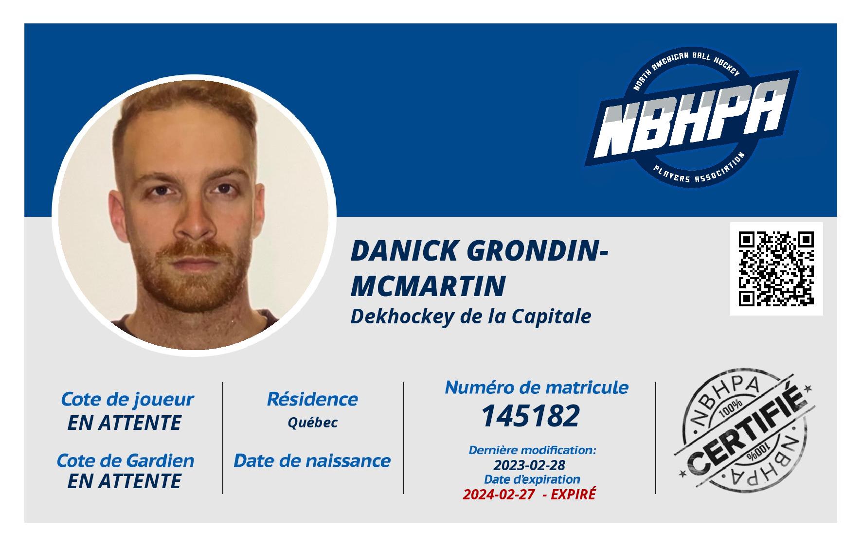 Danick Grondin-McMartin
