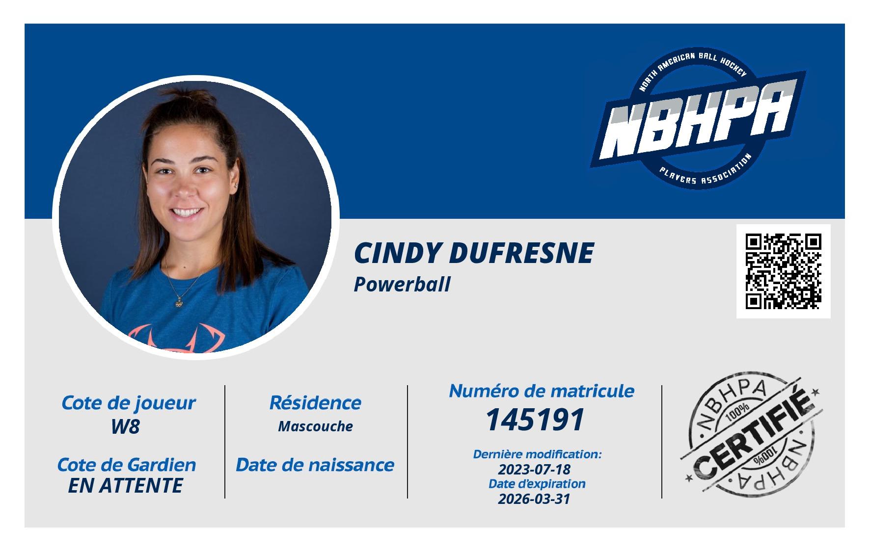 Cindy Dufresne
