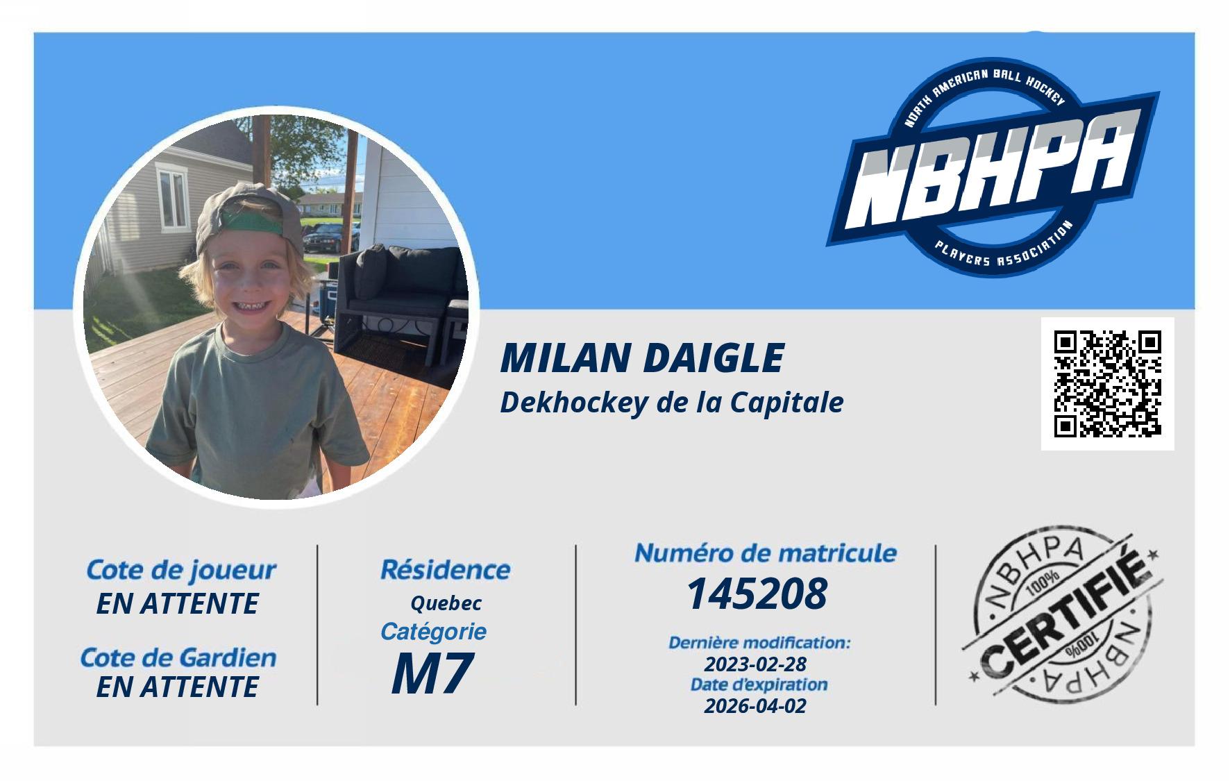 Milan Daigle