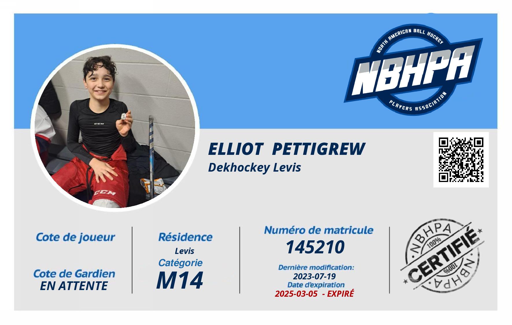 Elliot  Pettigrew 
