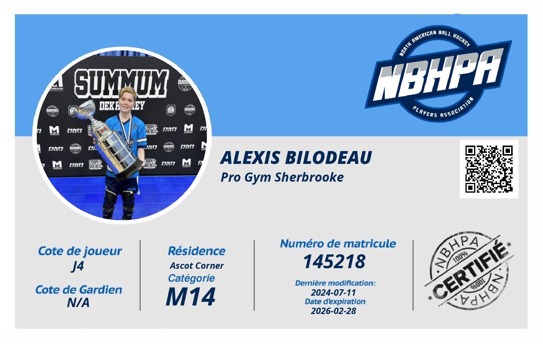 Alexis Bilodeau