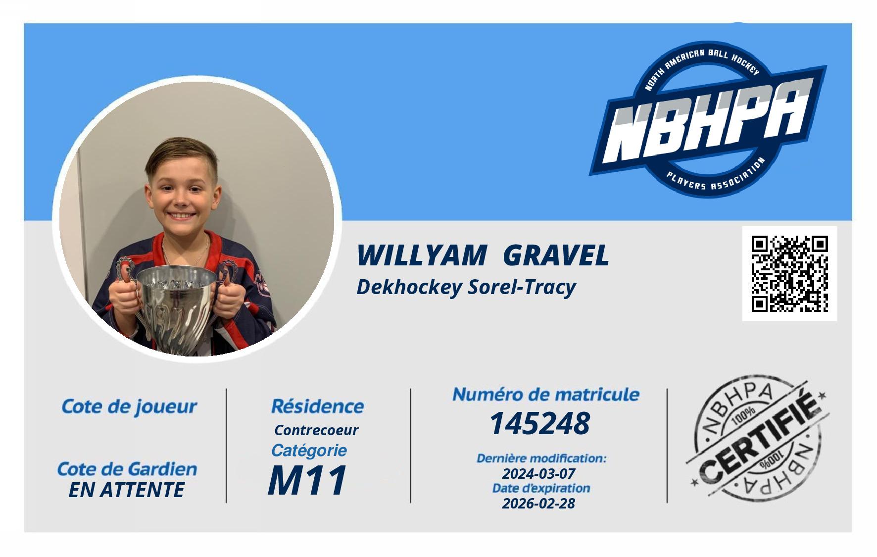 Willyam  Gravel