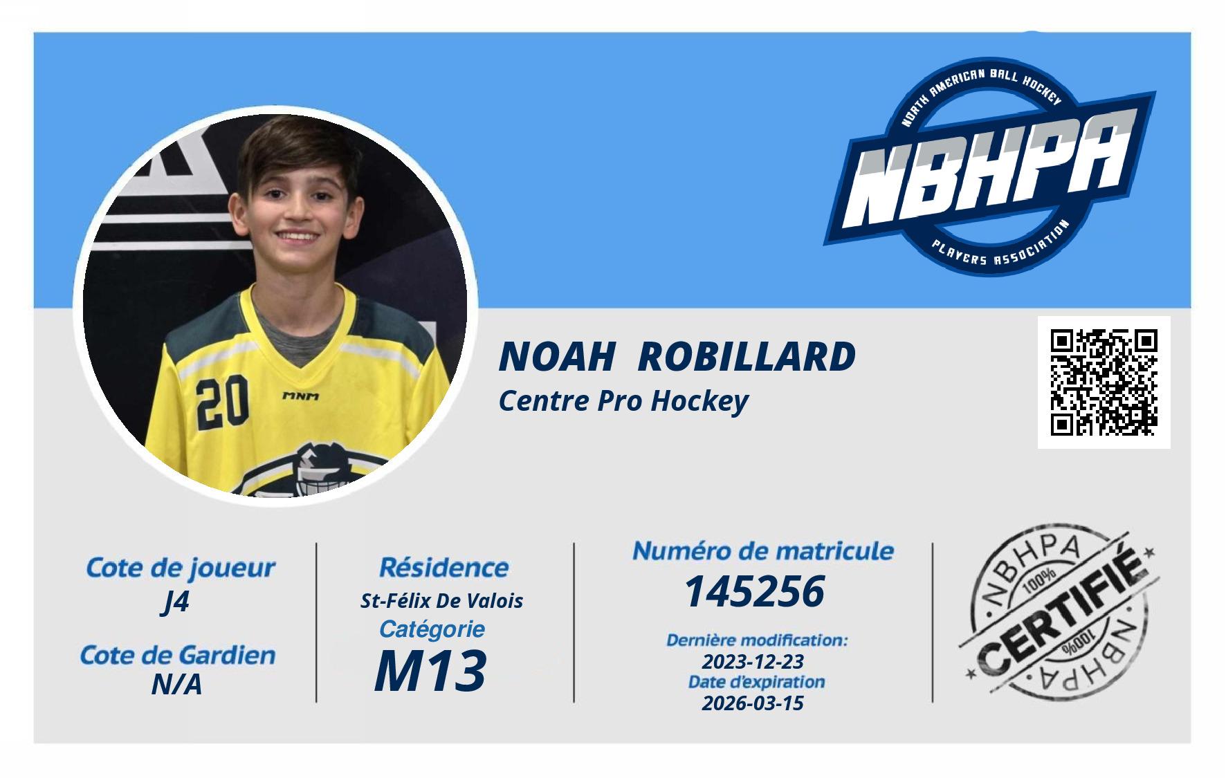 Noah  Robillard