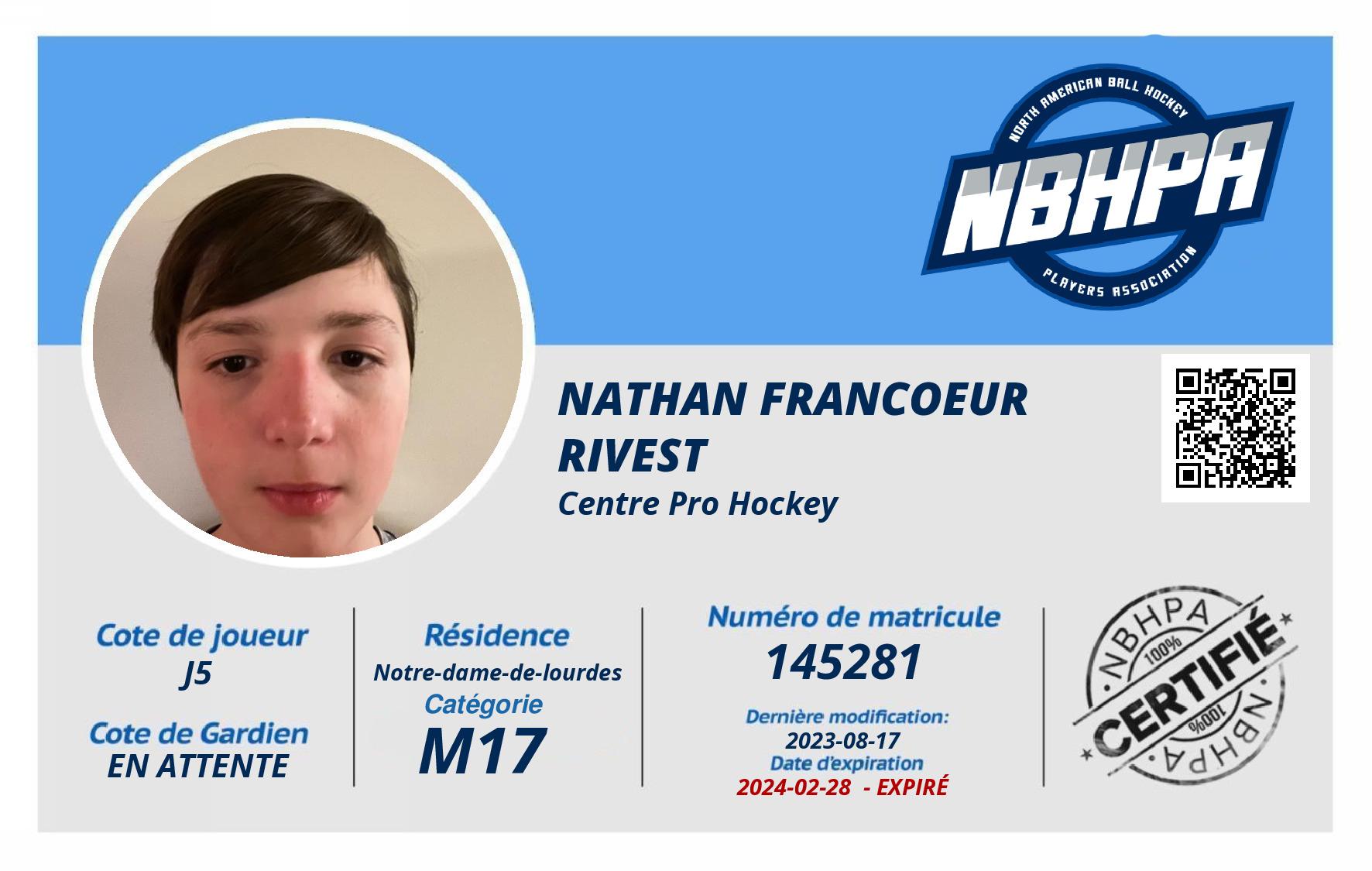 Nathan Francoeur Rivest