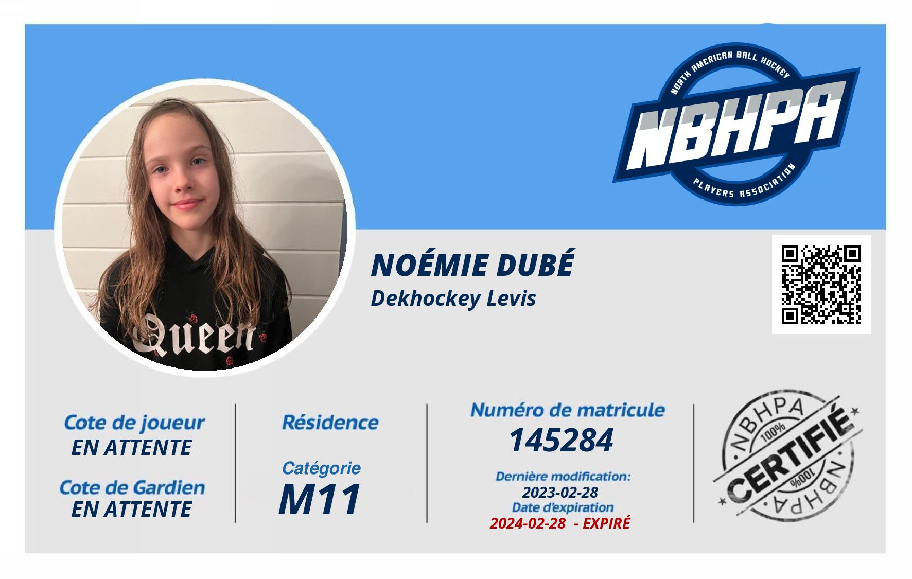Noémie Dubé