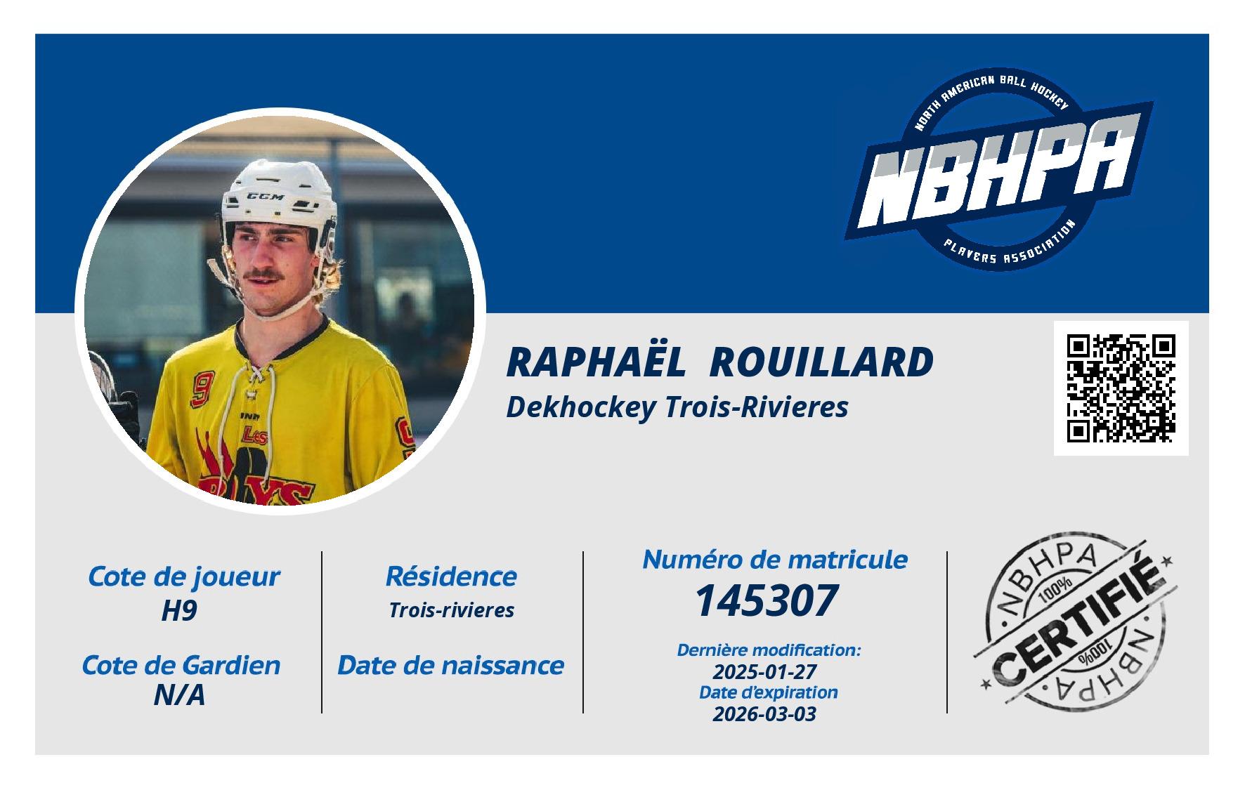 Raphaël  Rouillard
