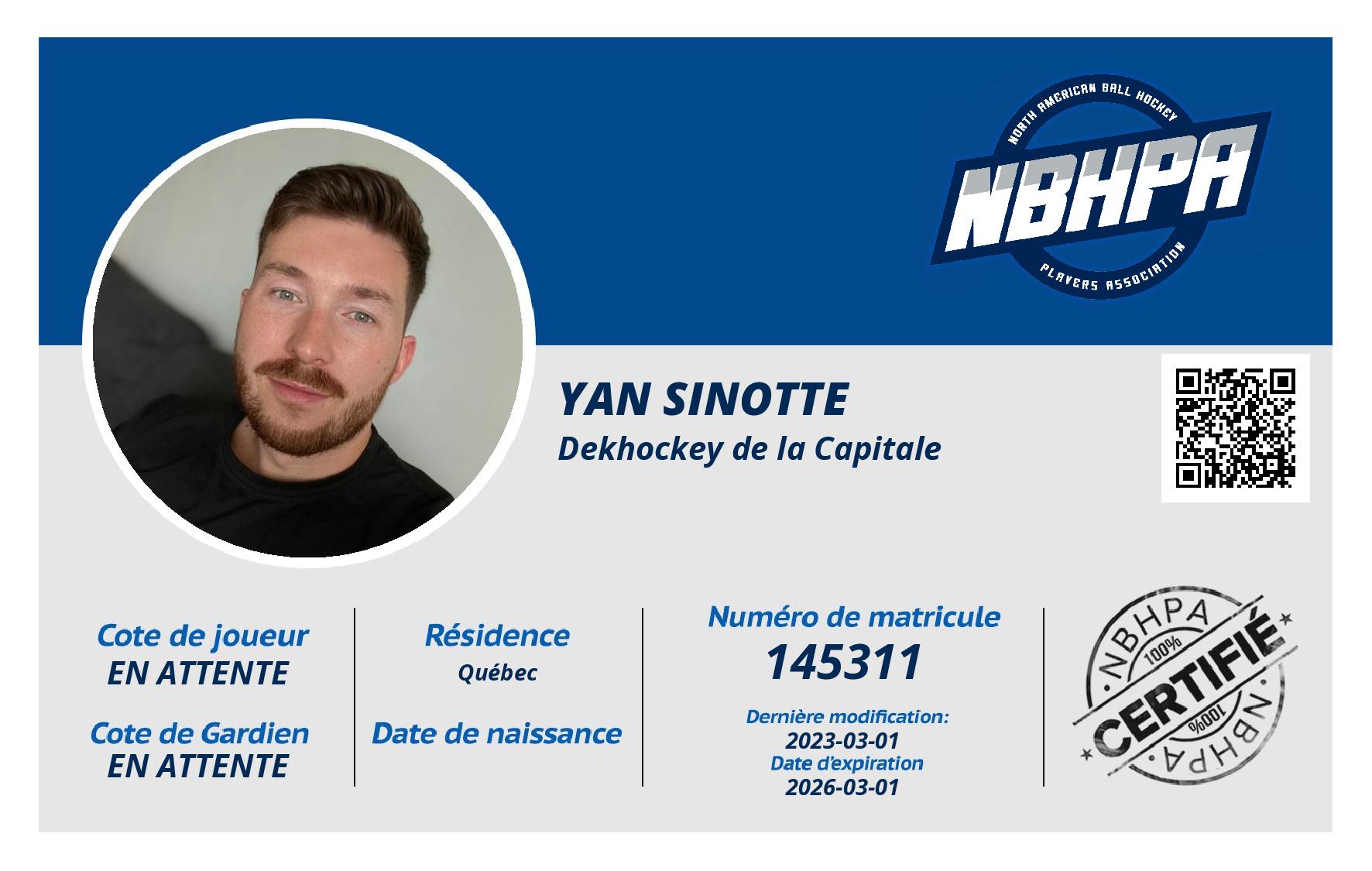 Yan Sinotte