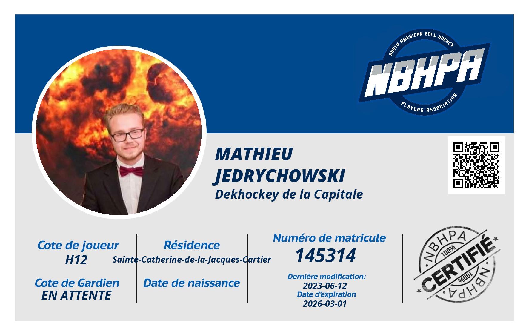 Mathieu Jedrychowski